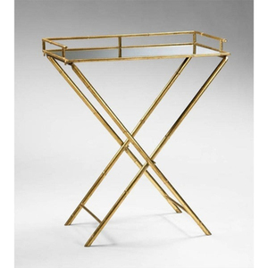 Elegante bandeja de tocador y joyería con forma hexagonal en aluminio con acabado natural perfecto para uso de vajilla y bodas - Product Image 6