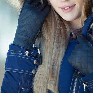 Derniers gants équestres en cuir de mouton de qualité supérieure avec logo personnalisé gants d'équitation d'hiver pour sports de plein air - Product Image 4