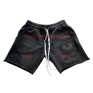 Pantalones cortos de chándal personalizados para hombre Fleece French Terry 5 pulgadas Inseam 100% algodón Pantalones cortos de lavado ácido para hombre Pantalones cortos de baloncesto de algodón - Product Image 5