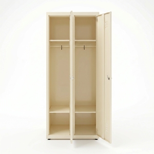 Casier double porte en acier ARSU 2026 avec serrure à clé, ventilé, thermolaqué, démontable, à poser au sol/mur pour écoles et gymnases - Product Image 6