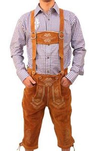 ท่ออากาศบาวาเรีย lederhosen เยอรมันกำหนดแบบดั้งเดิม Oktoberfest คุกเข่าสั้นสั่งทำสำหรับฤดูกาลใหม่ - Product Image 4