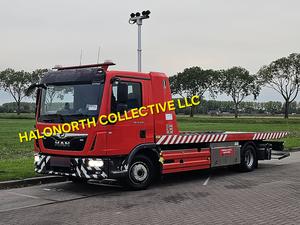 Camión de transporte de vehículos MAN 12.220 TGL Bottie Auto Transporter 2019 usado, camión de remolque de plataforma plana, remolques, plataforma hidráulica, camión de transporte de automóviles - Product Image 2