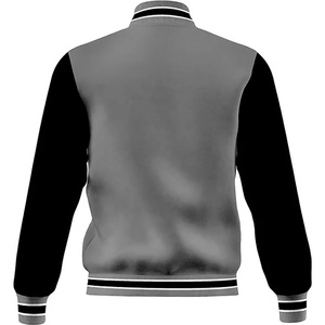 แจ็คเก็ตวาร์ซิตี้ผู้ชายแบบขายส่งพร้อมโลโก้สั่งทำ แจ็คเก็ตกันน้ำสำหรับผู้ชายคุณภาพสูง แจ็คเก็ตผู้ชายน้ำหนักเบา ระบายอากาศได้ดี - Product Image 3