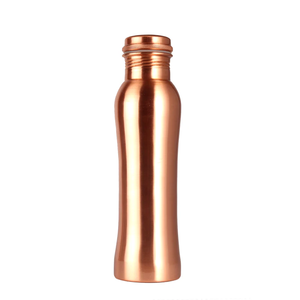 Premium Hammered Texture Pure <b>Copper</b> <b>Water</b> <b>Bottle</b> With Wide Mouth and Easy Carry Cap for Hydration - Product Image 5