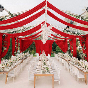 Rideaux de plafond pour décoration de mariage Ensemble de rideaux de plafond de qualité supérieure pour décoration de mariage Décoration de mariage de qualité - Product Image 4