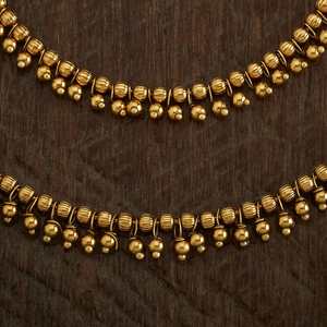 Tobillera Bohemia Chapada en Oro Antigua 176943, Joyería para Pies de Boda con Perlas y Diamantes, Incrustaciones Personalizadas, Material de Aleación de Latón, Cadena Bohemia - Product Image 5
