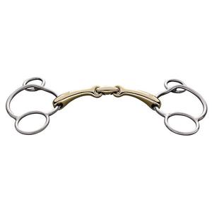 Joxar High Quality Horse Riding Equestrian Universal <b>Gag</b> Double Jointed Sensogan <b>Bit</b> - Product Image 1