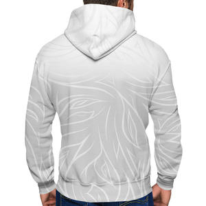 Sudadera con capucha con cremallera OEM 2025 con logotipo personalizado, sudadera Unisex de alta calidad, costura por sublimación para hombre para invierno - Product Image 2