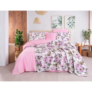 Bedding World Ensemble de housse de couette en coton double Single Pique Penny Design - Product Image 1