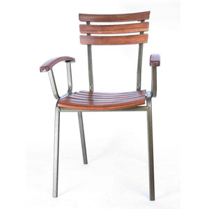 Silla de Exterior Moon GCF056 para Cafetería, de Aluminio Sólido con Reposabrazos Fijos, Ligera, para Pesca, Jardín y Camping, con Opción de Logotipo - Product Image 1