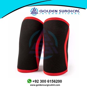 ยกน้ำหนักแขนเข่าสำหรับผู้ชายผู้หญิงผ้านีโอพรีนหนา7มม. ที่พยุงเข่าช่วยยกน้ำหนักยกกระชับ - Product Image 3