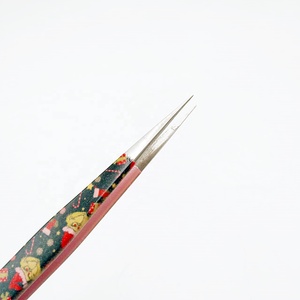 แหนบต่อขนตาธีมคริสต์มาส แหนบเคลือบกระดาษ ปลายตรง ปลายโค้ง ปลายแหลม แหนบสแตนเลส อุปกรณ์จับขนตา - Product Image 4