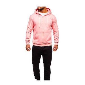 Vente en gros sur mesure Ensemble de survêtement pour hommes Sweat à capuche et pantalon Zip-up Ensemble de vêtements de sport Vêtements de sport pour hommes - Product Image 1