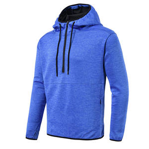 Sweat-shirts à capuche pour hommes, à fermeture éclair, manches longues, avec cordon de serrage, poche zippée, pour le sport - Product Image 2