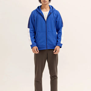 Nouvel arrivage de sweats à capuche avec fermeture éclair pour hommes logo personnalisé haute qualité prix bas vente en gros de polaire manches longues tenue décontracté hiver saison - Product Image 2