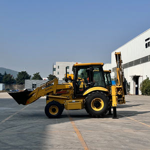 Excavatrice à pelle rétro de haute technologie, excavatrice à pelle rétro à roues avec divers accessoires - Product Image 6