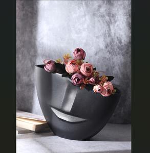 Modern Minimalist Metal <b>Vase</b> Elegant Decorative Accent Perfect for Tabletop Living Room Bedroom or Office Interiors - Product Image 2