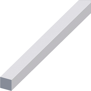 Profilo Barra Quadrata in Alluminio Argento Satinato mm 10x10 Metri 1 - Product Image 1