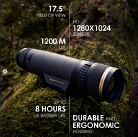 Teleskop Pencitraan Termal Pulsar Telos LRF XT50 dengan Pengukur Jarak Laser, Rekam Video WIFI, dan Deteksi Jarak Jauh 2300m