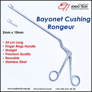 Endo Tech ETI-3000-0032 Kerrison <b>Punch</b> Manual Orthopaedic Instrument <b>Set</b> Stainless-Steel Premium Quality Spinal Rounders ISO - Product Image 3