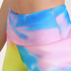 Solid <b>Pattern</b> Yoga <b>Leggings</b> Activewear with High Waist Support Elastic Waist Spandex/Nylon Quick Dry & Breathable Pants Style - Product Image 5