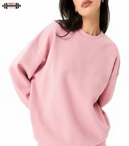 Sweat-shirt d'hiver pour femmes tendance, manches longues, vente en gros personnalisée, haute qualité, design doux, décontracté, fitness, tie-dye, 2 pièces, pas cher - Product Image 3