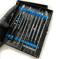 Kit de micro-chirurgie parodontale vétérinaire, instruments dentaires en acier inoxydable réutilisables
