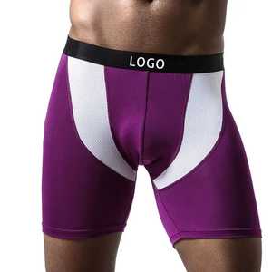 2025 Calzoncillos bóxer de tiro alto para hombre, ropa interior OEM ODM con logotipo personalizado 100% de fibra de bambú, talla grande transpirable para UE/EE. UU. - Product Image 6