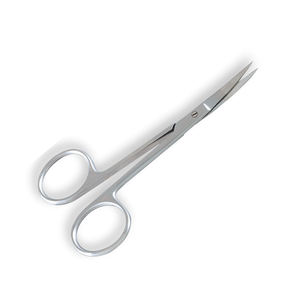 Ciseaux à iris d'opération à usage unique de la meilleure qualité Lame incurvée Ciseaux à iris d'opération chirurgicale en acier allemand - Product Image 2