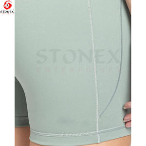 Custom Seamless Yoga Shorts <b>Waistband</b> Gym Shorts Scrunch Yoga Soft Workout Athletic Shorts - Product Image 5