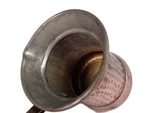 Atractiva cafetera turca antigua de cobre, vajilla, taza de café, decoración de mesa para el hogar, cocina, restaurante, hotel, fiesta, hecha en India - Product Image 2