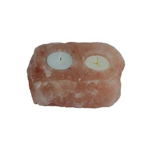 Lampe à thé rose de forme naturelle, sel à Double trou de haute qualité avec le meilleur emballage pour les entreprises de sel de roche rose - Product Image 6