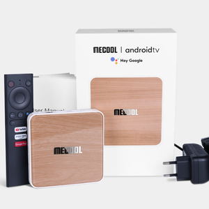 <span class=keywords><strong>Mecool</strong></span> – décodeur TV intelligent de luxe <span class=keywords><strong>KM6</strong></span>, Android 10, Amlogic S905X4 Quad Core, 4 go de RAM, 32 go, 64 go de ROM, 2.4G, 5G, WiFi 6, lecteur multimédia - Product Image 1