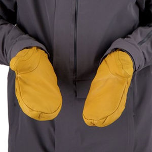 Guantes de esquí impermeables de cuero de oveja, diseño totalmente personalizado con su logotipo personalizado, 100% - Product Image 5