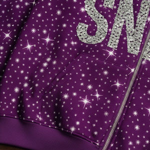 Nuevo Conjunto Deportivo de Invierno para Hombre, con Pedrería, Color Personalizado, Estilo Casual, de Dos Piezas, de Alta Calidad - Product Image 4