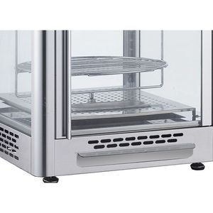 Vitrine chauffée commerciale - 470 mm - 1,2 kW - avec 4 étagères - Product Image 4