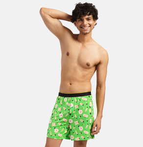 Bóxer de LICRA y algodón de primera calidad para hombre, cómodo diseño sin costuras, estampado multicolor personalizado de Bangladesh - Product Image 4