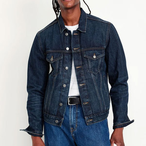 Chaqueta de Mezclilla de Alta Calidad al Mejor Precio, con Cuello Alto, Estilo Urbano, Diseño de Última Moda, Superventas - Product Image 1