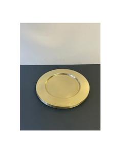 Assiettes de chargeur en laiton avec finition antique pour une touche opulente aux paramètres de la table du dîner - Product Image 4