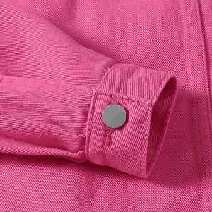 Custom Street wear Women Denim Jacket High Quality 100% Cotton Washed <b>Jean</b> Jacket Women Top Trending Unique Women Denim Jacket - Product Image 5