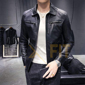 2023 veste en cuir pour hommes personnalisée veste en cuir de moto pour hommes manteau pour hommes par MAXFIT ENTERPRISES - Product Image 5