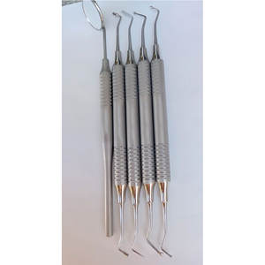 Juego de 5 Espátulas de Resina Compuesta Dental para Reparación y Restauración, Instrumentos Alemanes de Acero Inoxidable - Product Image 3