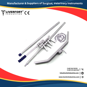 Premium Grade Stainless Steel Double <b>Ratchet</b> Lever-Pull Action Calf Puller Large Animal Veterinary Instruments Set CE ISO - Product Image 6