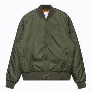 Chaqueta Bomber con Forro Sherpa y Capucha para Invierno, Logotipo Personalizado OEM, Chaqueta Deportiva Informal para Correr, Exterior de Spandex/Poliéster - Product Image 1