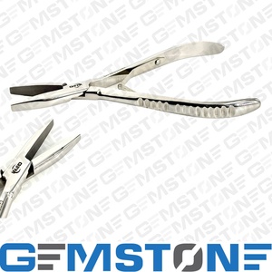 Pinza para Extensiones de Cabello GEMSTONE ENTERPRISES, Plateada, 7 Pulgadas, Boca Plana, Acero Inoxidable, Duradera y Reutilizable, para Micro Anillos - Product Image 3