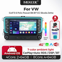 Radio para Auto MEKEDE K4 con Android 15 para VW Golf 5 6 Polo Passat B6 B7 CC Skoda Jetta, Autoradio RDS con GPS