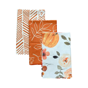 Durable Checks Golf temático bordado 100% algodón toallas de cocina reciclado Jacquard secado rápido 45x70cm India MOQ 50 OEM exportación - Product Image 3