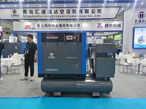 工厂低噪音压缩机工业用旋转式11kw 15hp静音螺杆式空气压缩机空气压缩机Rubowy - Product Image 4