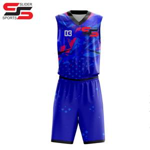 Maillots de basket-ball de qualité supérieure en gros, ensembles de basket-ball imprimés par sublimation, uniformes de basket-ball personnalisés OEM pour hommes - Product Image 5