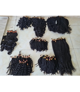 Extensiones de cabello natural virgen liso vietnamita de alta calidad al por mayor 100%, cutícula sin procesar alineada, trenzado de cabello humano a granel - Product Image 1